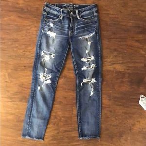 American eagle jegging crop